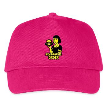 New Graphic Order #1 - Kinder Basecap - Fuchsia - Vorne