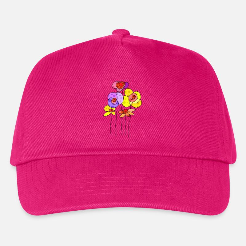 Fleur - Casquette de baseball Enfant - fuchsia