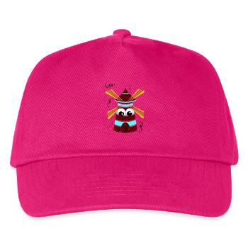 Tourne petit moulin - Kinder Basecap - Fuchsia - Vorne