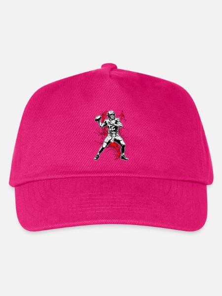 Quarterback im Blitzgewitter - Kinder Basecap - Fuchsia