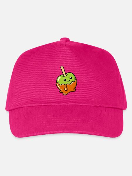 Kawaii Grüner Apfelkaramell Tropf - Kinder Basecap - Fuchsia