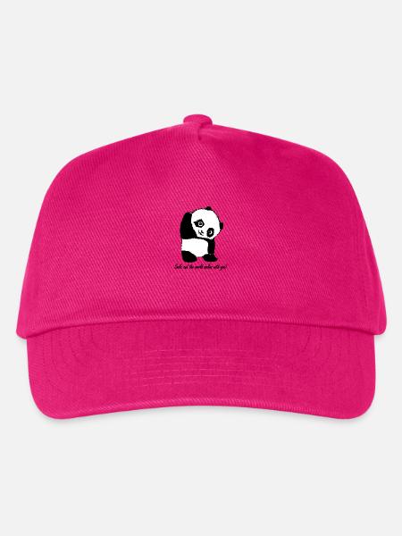 Baby Panda - Kinder Basecap - Fuchsia