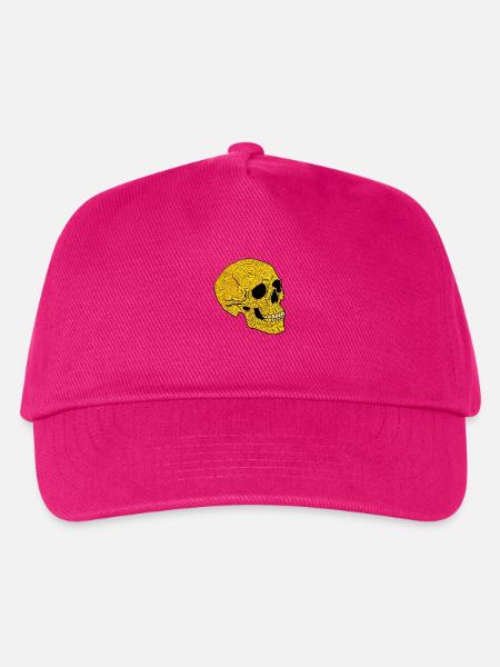 YellowSkull - Kinder Basecap - Fuchsia