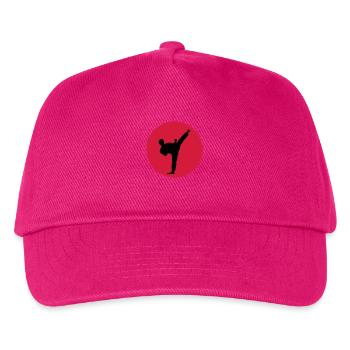 Kampfsport, Kick - Kinder Basecap - Fuchsia - Vorne