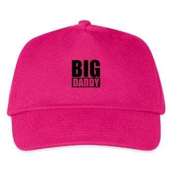 Logo du père père Big Daddy père héros de la journ - Casquette de baseball Enfant - fuchsia - Devant