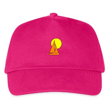 Segeln - Kinder Basecap - Fuchsia - Vorne