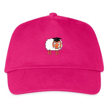 Mouton École Certificat Diplôme Universitaire Abi Étudiants - Casquette de baseball Enfant - fuchsia - Devant