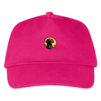 Hundefreund Labrador - Kinder Basecap - Fuchsia - Vorne
