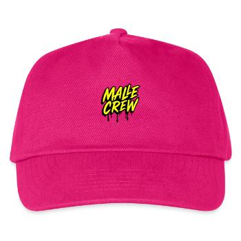 Malle Crew - Kids’ Baseball Cap - fuchsia - Front