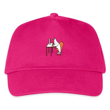 Pigeon Works Office Computer Keyboard Mouse Gamer - Kids’ Baseball Cap - fuchsia - Front