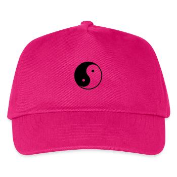 Ying und Yang - Kinder Basecap - Fuchsia - Vorne