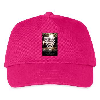 mystic forest triangles - Kids’ Baseball Cap - fuchsia - Front
