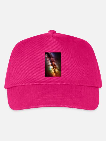 Weltall und Planeten - Kinder Basecap - Fuchsia