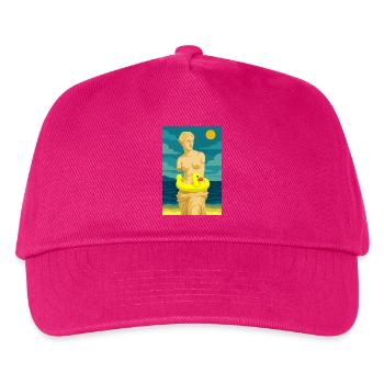 Die Venus (am Strand) - Kinder Basecap - Fuchsia - Vorne