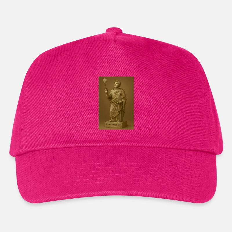 Barocker Philosoph mit Selfie-Stick - Kinder Basecap - Fuchsia