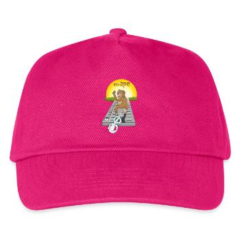 Design de singe humoristique avec clavier - Casquette de baseball Enfant - fuchsia - Devant