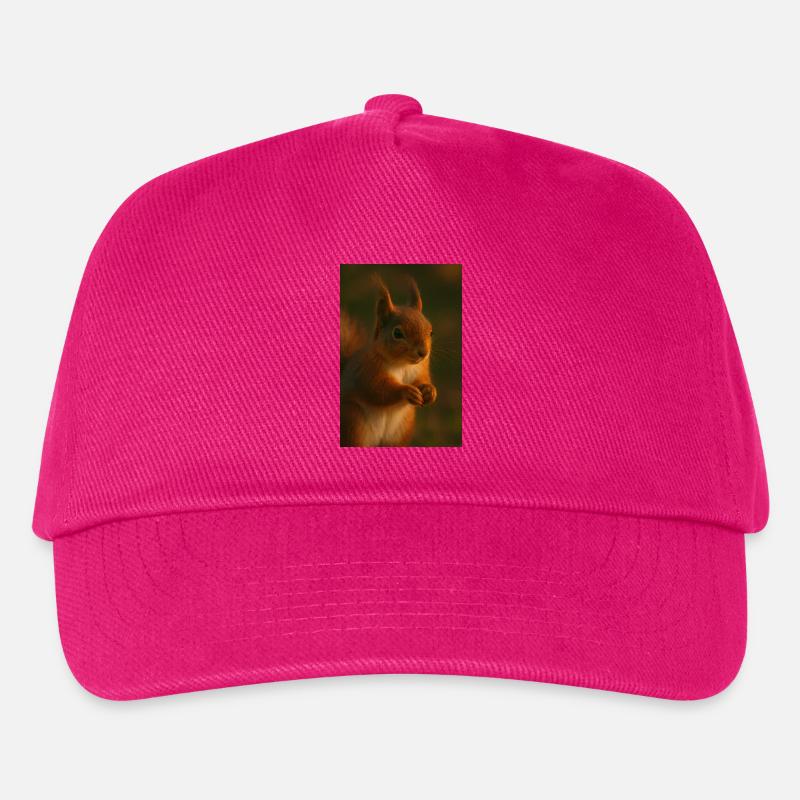 Tiere - Eichhörnchen - Kinder Basecap - Fuchsia