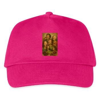 Gourmet round: Family shares cocoa chocolate - Kids’ Baseball Cap - fuchsia - Front
