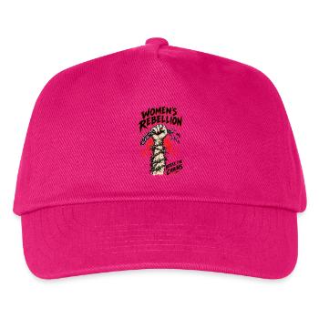 Weibliche Rebellion: Ketten brechen - Kinder Basecap - Fuchsia - Vorne
