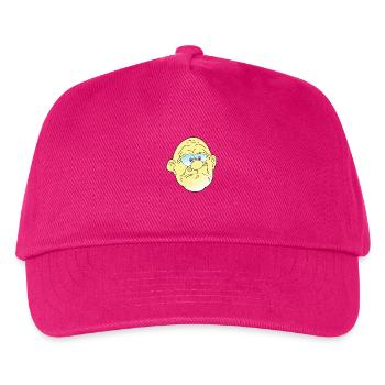 Müder Mann - Kinder Basecap - Fuchsia - Vorne