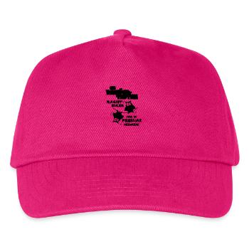 Die verrücktesten Nachteulen im Februar geboren - Kinder Basecap - Fuchsia - Vorne