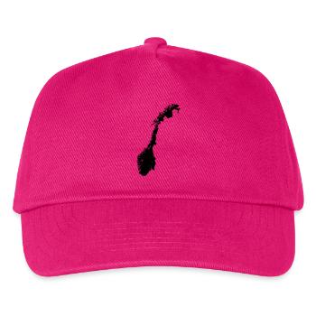 Sogn. At the heart of Norway. - Kids’ Baseball Cap - fuchsia - Front