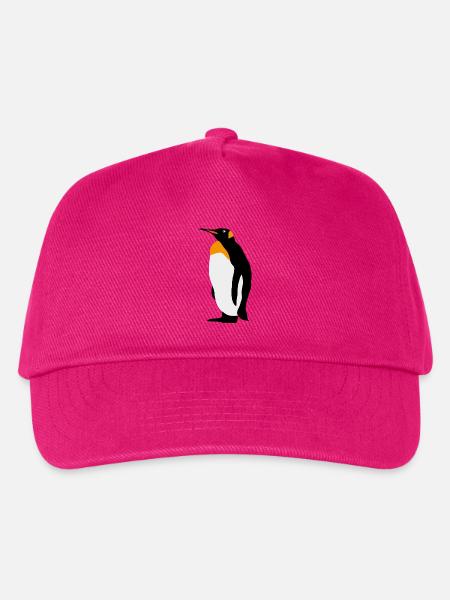 Pinguin - Kinder Basecap - Fuchsia