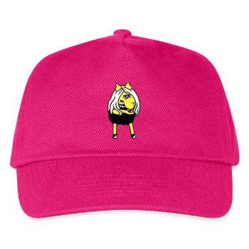 Black Sheep Girl Woman Goth Emo Girl Pretty - Kids’ Baseball Cap - fuchsia - Front