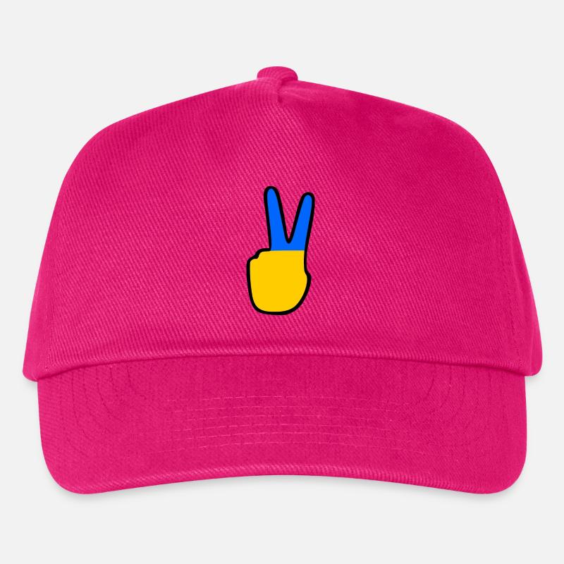 Ukraine - Kinder Basecap - Fuchsia