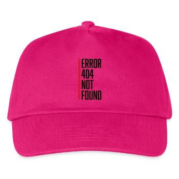 Error 404 not found - Kids’ Baseball Cap - fuchsia - Front