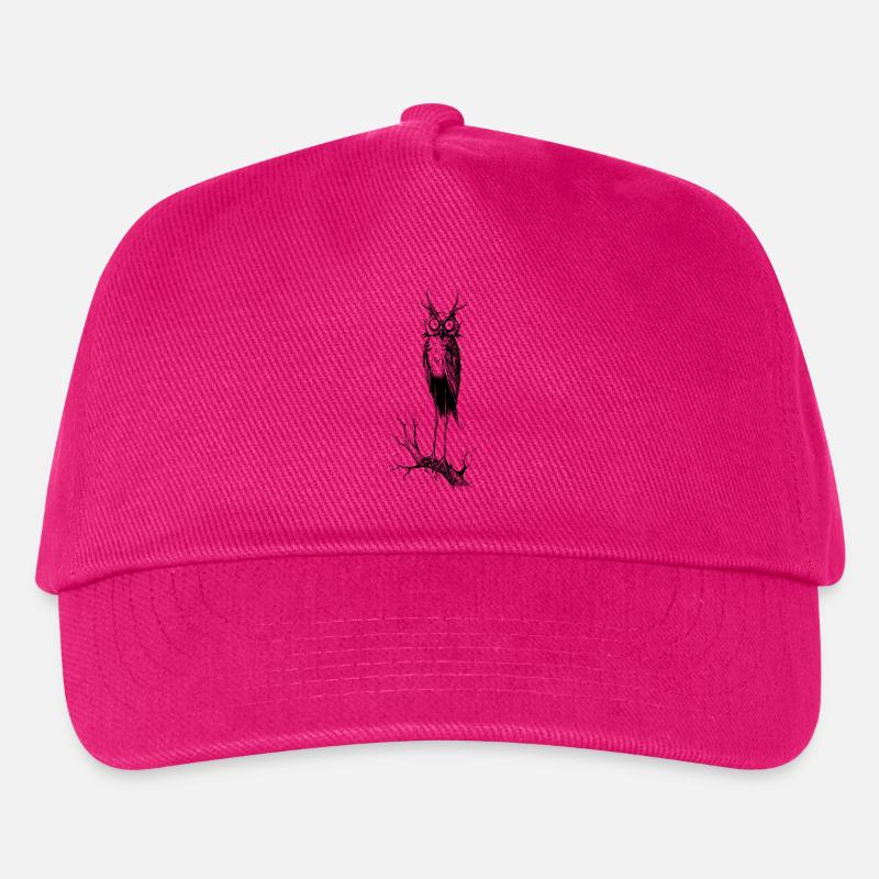 Gothic-Eule - Kinder Basecap - Fuchsia