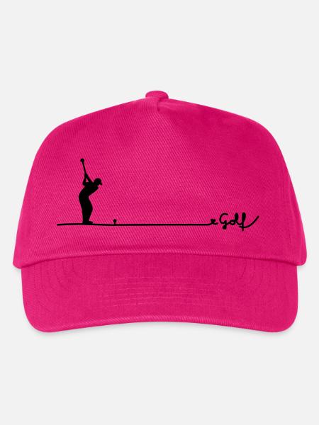 love golf - Kinder Basecap - Fuchsia