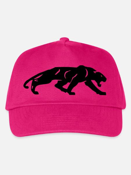 Schwarzer Panther - Kinder Basecap - Fuchsia