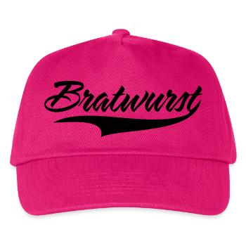 bratwurst - Kinder Basecap - Fuchsia - Vorne