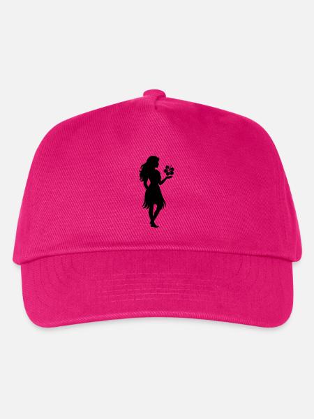 tiki girl - Kinder Basecap - Fuchsia