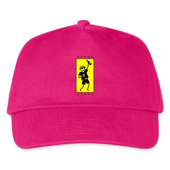 Party Strichmännchen Tanzen Trinken - Kinder Basecap - Fuchsia - Vorne