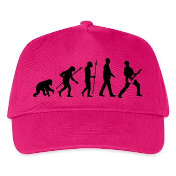 evolution_rocks_032012_f1c - Kids’ Baseball Cap - fuchsia - Front