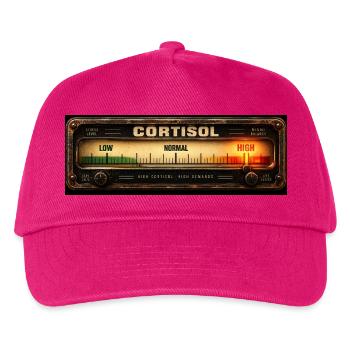 Cortisol Messgerät Vintage - Kinder Basecap - Fuchsia - Vorne
