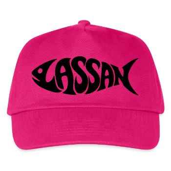 Lassan | Motiv Fisch - Kinder Basecap - Fuchsia - Vorne
