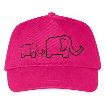 familie - Kinder Basecap - Fuchsia - Vorne