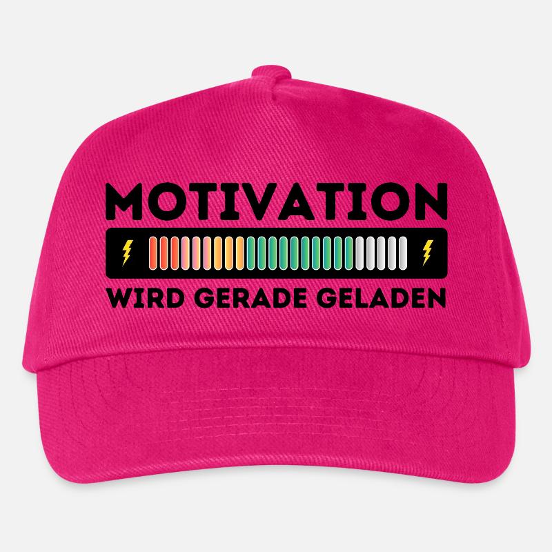 Motivation wird geladen - Kinder Basecap - Fuchsia