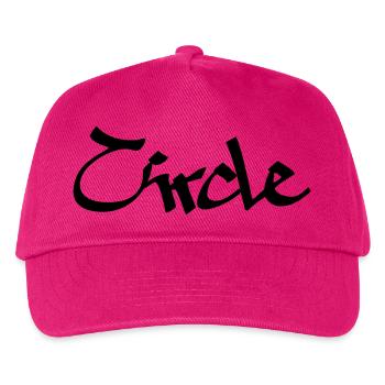 circle - Kinder Basecap - Fuchsia - Vorne