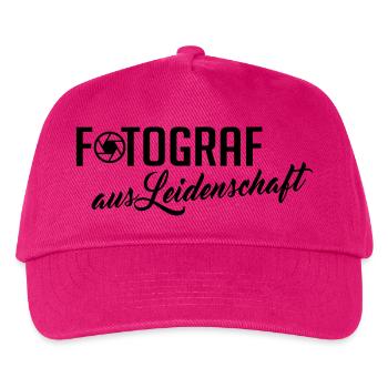 fotograf aus leidenschaft - Kinder Basecap - Fuchsia - Vorne