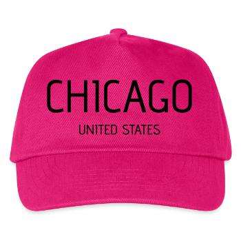 Chicago - Kinder Basecap - Fuchsia - Vorne