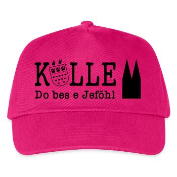 Kölle Do bes e Jeföhl - VECTOR Dom Karneval - Kinder Basecap - Fuchsia - Vorne