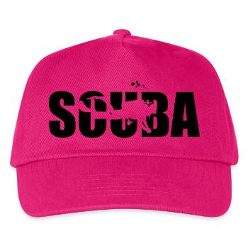 Scuba Design für Tauchsport-Liebhaber - Kinder Basecap - Fuchsia - Vorne