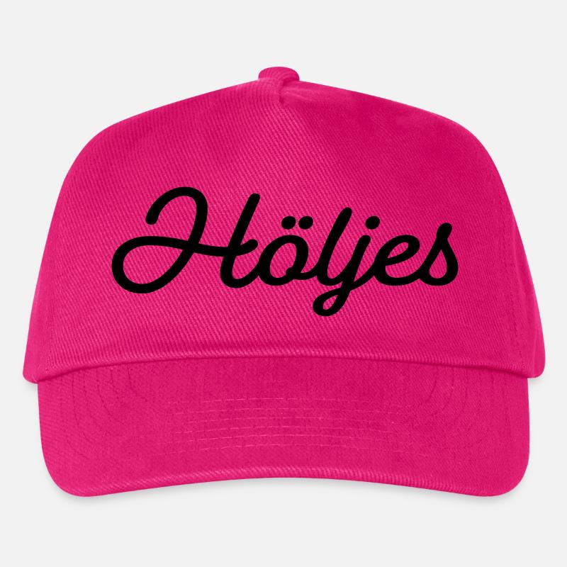 Bezug schwarz - Kinder Basecap - Fuchsia