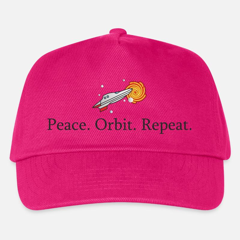 Peace Orbit Wiederholungsrakete - Kinder Basecap - Fuchsia
