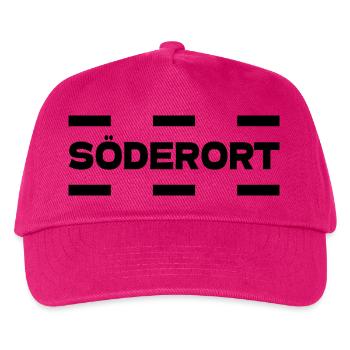 Söderort - Stockholm - Kinder Basecap - Fuchsia - Vorne