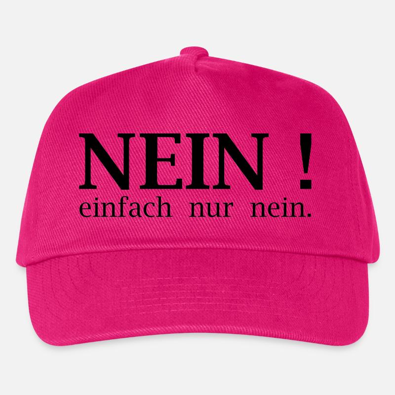 Nein! einfach nur nein. - Kinder Basecap - Fuchsia